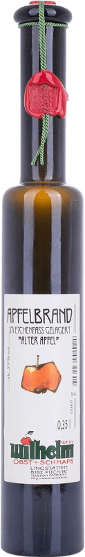 39,95 € Envio grátis | Licores Wilhelm Apfelbrand Áustria Garrafa Terço 35 cl