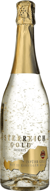 34,95 € Бесплатная доставка | Белое игристое вино Karl Inführ. Oro 23 Quilates Австрия Glera бутылка 75 cl