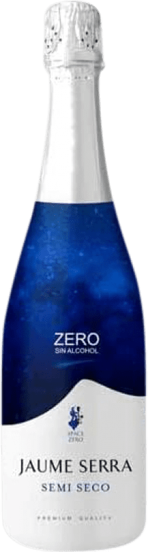 6,95 € Envoi gratuit | Vin Mousseux Blanc Jaume Serra Zero Semiseco — Demi-Sec D.O. Cava Catalogne Espagne Macabeo — Macabeu, Xarel·lo, Parellada Bouteille 75 cl Sans Alcool