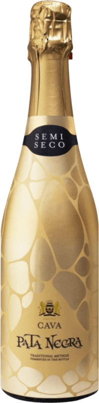 8,95 € Envio grátis | Espumante branco García Carrión Pata Negra Semi-seco Semi-doce D.O. Cava Catalunha Espanha Macabeo, Xarel·lo, Parellada Garrafa 75 cl