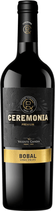 12,95 € Free Shipping | Red wine Vicente Gandía Ceremonia D.O. Utiel-Requena Valencian Community Spain Bobal Bottle 75 cl