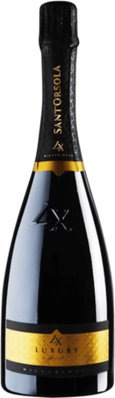 16,95 € Envío gratis | Espumoso Blanco Sant'Orsola LX Luxury Brut Millesimato D.O.C. Prosecco Veneto Italia Glera Botella 75 cl