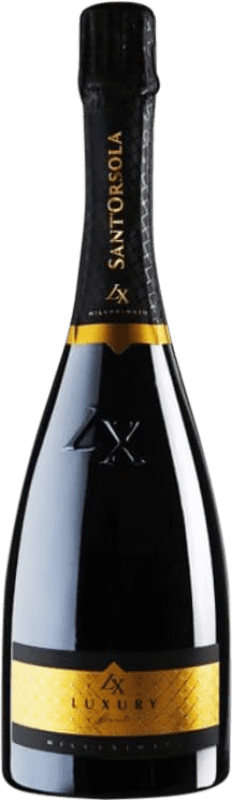 16,95 € 送料無料 | 白スパークリングワイン Sant'Orsola LX Luxury Millesimato Brut D.O.C. Prosecco ベネト イタリア Glera ボトル 75 cl