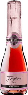 19,95 € Free Shipping | 3 units box Rosé sparkling Freixenet Mini Rosé Brut D.O. Cava Catalonia Spain Grenache, Trepat Small Bottle 20 cl