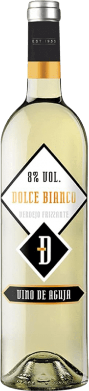 9,95 € Kostenloser Versand | Weißer Sekt Cuatro Rayas Dolce Bianco Frizzante Kastilien und León Spanien Verdejo Flasche 75 cl