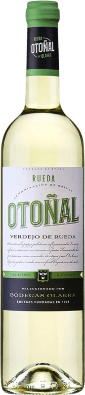 9,95 € Envio grátis | Vinho branco Olarra Otoñal Blanco D.O. Rueda Castela e Leão Espanha Verdejo Garrafa 75 cl