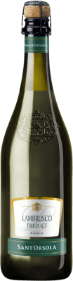 6,95 € Envoi gratuit | Blanc mousseux Sant'Orsola Sec I.G.T. Emilia Romagna Émilie-Romagne Italie Lambrusco Bouteille 75 cl