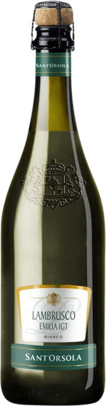 6,95 € Envoi gratuit | Vin Mousseux Blanc Sant'Orsola Seco — Sec I.G.T. Emilia Romagna Émilie-Romagne Italie Lambrusco Bouteille 75 cl
