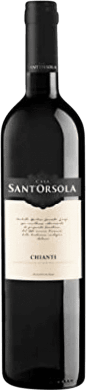 9,95 € Бесплатная доставка | Красное вино Sant'Orsola D.O.C.G. Chianti Тоскана Италия Sangiovese бутылка 75 cl