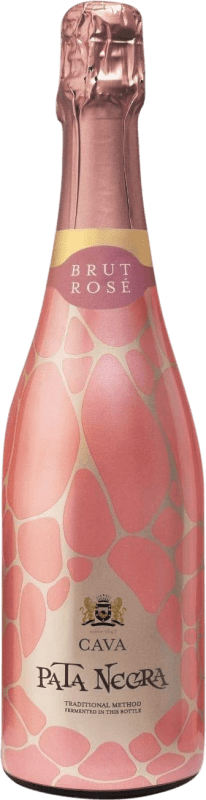 9,95 € Spedizione Gratuita | Spumante Rosato García Carrión Pata Negra Brut D.O. Cava Catalogna Spagna Pinot Nero, Trepat Bottiglia 75 cl
