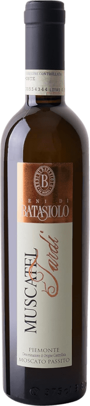 27,95 € Kostenloser Versand | Süßer Wein Beni di Batasiolo Passito Tardi Blanco D.O.C. Piedmont Piemont Italien Muskateller Halbe Flasche 37 cl