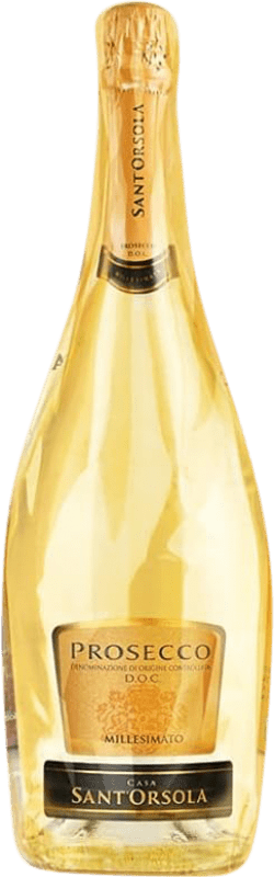 28,95 € Envío gratis | Espumoso Blanco Sant'Orsola Extra Dry — Extra Seco Millesimato D.O.C. Prosecco Veneto Italia Glera Botella Magnum 1,5 L