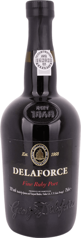 22,95 € Spedizione Gratuita | Vino Rosso Delaforce Ruby Douro Portogallo Malvasia, Rabigato Bottiglia 75 cl