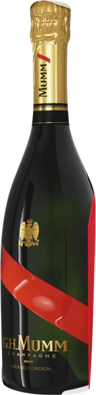 54,95 € Бесплатная доставка | Розовое игристое G.H. Mumm Grand Cordon Edición EOY брют A.O.C. Champagne шампанское Франция Pinot Black бутылка 75 cl