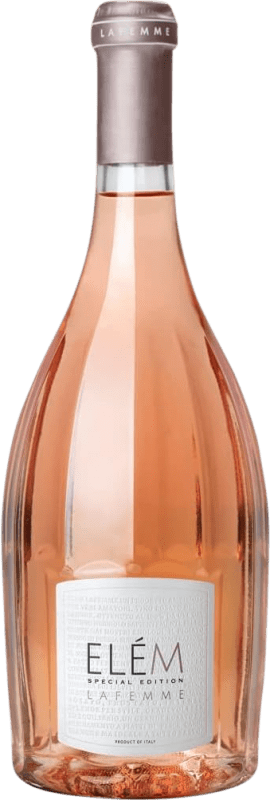 31,95 € 免费送货 | 玫瑰酒 ELÈM La Femme Rosato 干 D.O.C. Langhe 意大利 Nebbiolo 瓶子 75 cl