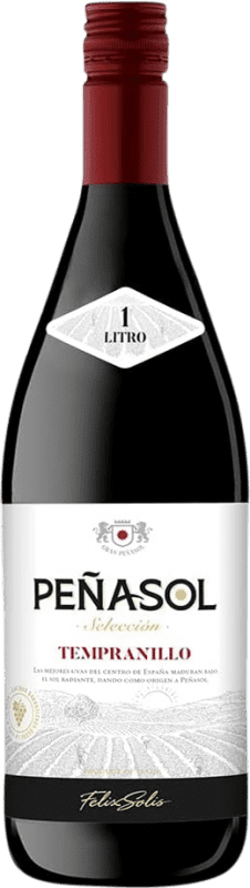 6,95 € 送料無料 | 赤ワイン Peñasol スペイン Tempranillo ボトル 1 L