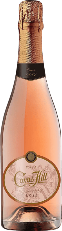 12,95 € Envio grátis | Espumante rosé Hill Cuvée 1887 Rosado D.O. Cava Catalunha Espanha Grenache Garrafa 75 cl