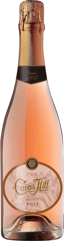 7,95 € Spedizione Gratuita | Spumante rosato Hill Cuvée 1887 Rosado D.O. Cava Catalogna Spagna Grenache Bottiglia 75 cl