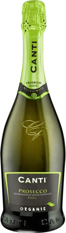 19,95 € Envoi gratuit | Blanc mousseux Canti Millesimato Extradry Ecológico Extra -Sec D.O.C. Prosecco Vénétie Italie Glera Bouteille 75 cl