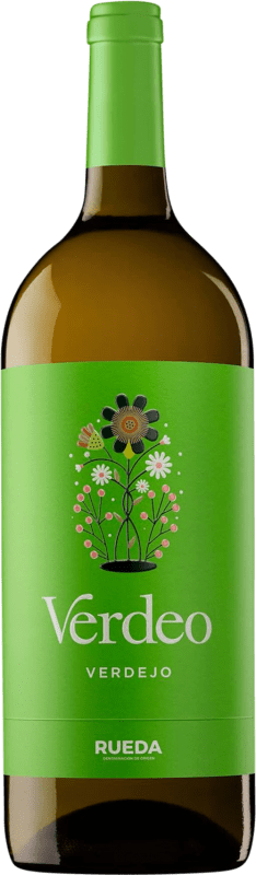 18,95 € Spedizione Gratuita | Vino Bianco Torres Verdeo D.O. Rueda Castilla y León Spagna Verdejo Bottiglia Magnum 1,5 L
