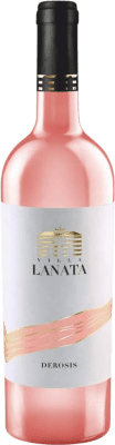 8,95 € Бесплатная доставка | Розовое вино Villa Lanata Derosis Rosato D.O.C. Piedmont Пьемонте Италия Barbera бутылка 75 cl