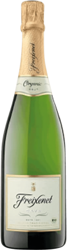 15,95 € Бесплатная доставка | Белое игристое вино Freixenet Сообщество Валенсии Испания Macabeo — Макабео, Chardonnay — Шардоне Organic — Органический Бутылка 75 cl