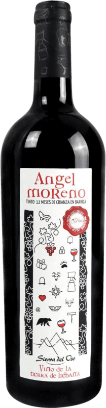 11,95 € Envío gratis | Vino tinto Sierra del Oso Angel Moreno España Mencía Botella 75 cl