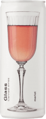 4,95 € 送料無料 | ロゼワイン Glass Canned Rosé カタロニア スペイン 小型ボトル 25 cl