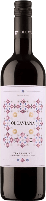 5,95 € Envio grátis | Vinho tinto Sierra Norte Olcaviana Ecológico I.G.P. Vino de la Tierra de Castilla Castela-Mancha Espanha Tempranillo Garrafa 75 cl