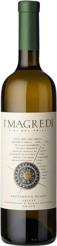 16,95 € Envio grátis | Vinho branco Valdo I Magredi Grave D.O.C. Friuli Friuli-Venezia Giulia Itália Sauvignon Branca Garrafa 75 cl