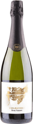 13,95 € Envío gratis | Espumoso Blanco Vins & Co Casa Ravella 15 Meses Brut Nature Crianza D.O. Cava Cataluña España Xarel·lo, Chardonnay, Parellada 75 cl