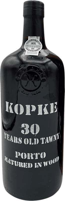 162,95 € Бесплатная доставка | Крепленое вино Kopke Tawny I.G. Porto Дора Португалия Touriga Nacional 30 Лет бутылка 75 cl