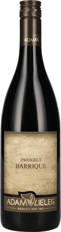 36,95 € Kostenloser Versand | Rotwein Adam Lieleg Barrique Österreich Zweigelt Flasche 75 cl