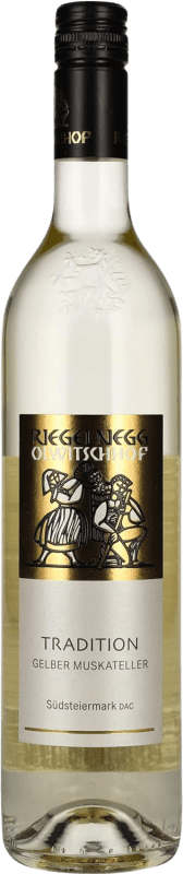 21,95 € Envío gratis | Vino blanco Riegelnegg Gamlitzberg Tradition D.A.C. Südsteiermark Austria Moscato Botella 75 cl