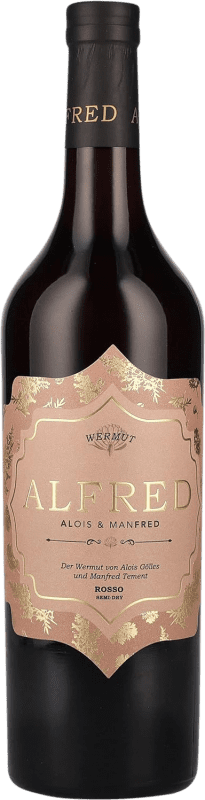 48,95 € Kostenloser Versand | Wermut Alois & Manfred Alfred Rosso Semi Dry Halbtrocken Halbsüß Österreich Flasche 75 cl