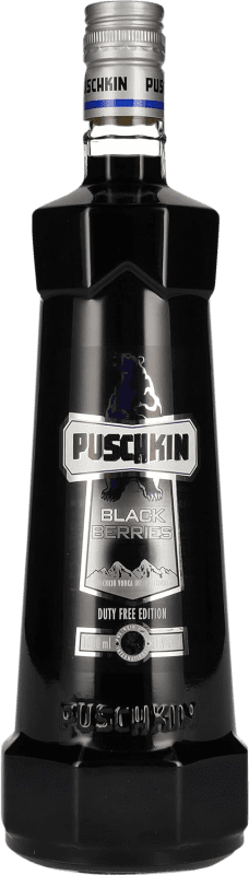 21,95 € Envio grátis | Vodka Puschkin Alemanha 1 L Blackberry — Amora