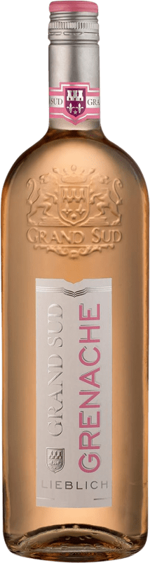 8,95 € Free Shipping | Rosé wine Grand Sud Rosado France Grenache Bottle 1 L