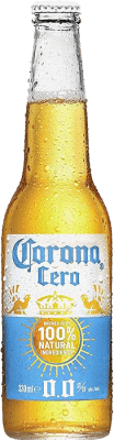 66,95 € 免费送货 | 盒装24个 啤酒 Modelo Corona Cero 墨西哥 三分之一升瓶 33 cl 不含酒精