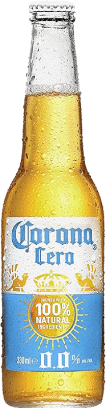 66,95 € 送料無料 | 24個入りボックス ビール Modelo Corona Cero メキシコ 1/3ボトル 33 cl アルコールなし