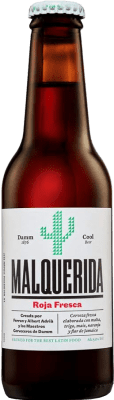 19,95 € Envoi gratuit | Boîte de 24 unités Bière Estrella Damm Malquerida Roja Original Espagne Petite Bouteille 25 cl