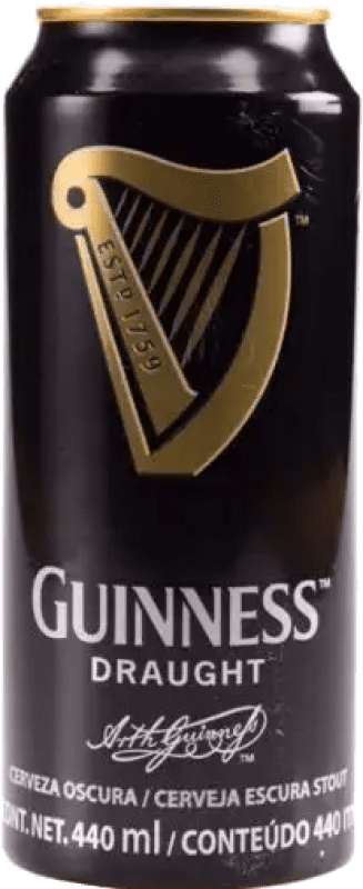 127,95 € Бесплатная доставка | Коробка из 24 единиц Пиво Guinness Draught — 生啤 Ирландия Жестяная банка 37 cl