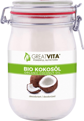 19,95 € Envio grátis | Óleo de Cozinha Mea Vita Coco Sri Lanka Garrafa 1 L