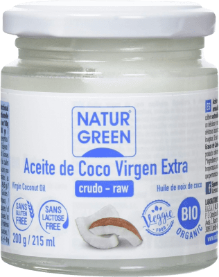 5,95 € Envoi gratuit | Boîte de 6 unités Huile Végétale Natur Green Espagne Bio — Écologique Petite Bouteille 20 cl Coco — Noix de Coco