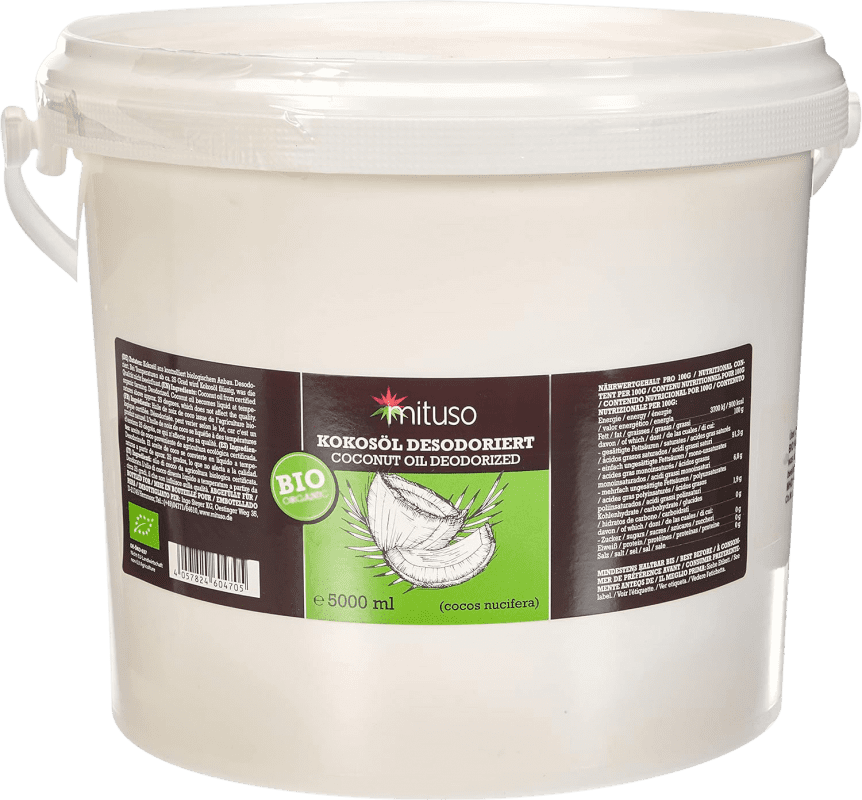 99,95 € Envío gratis | Aceite Vegetal Mituso Filipinas Organic — Ecológico Botella Especial 5 L Coco