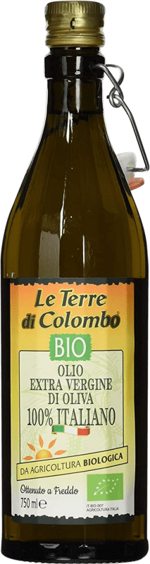 21,95 € Envío gratis | Aceite de Oliva Le Terre di Colombo Virgen Extra Ecológico Italia Botella 75 cl