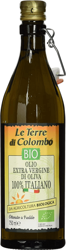 34,95 € Spedizione Gratuita | Olio d'Oliva Le Terre di Colombo EVO Extra Vergine Italia Eco — Biologico 75 cl