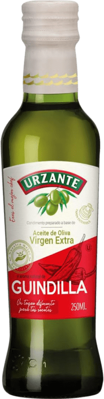 28,95 € 送料無料 | 6個入りボックス オリーブオイル Urzante Virgen Extra Guindilla スペイン 小型ボトル 25 cl