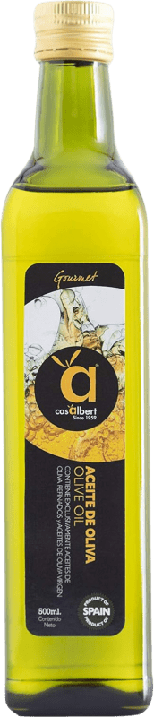 6,95 € Spedizione Gratuita | Olio d'Oliva Albert Casalbert Spagna Bottiglia Medium 50 cl Suave — Morbido