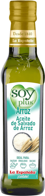 4,95 € Envoi gratuit | Huile de Cuisson La Española Soy Plus Salvado de Arroz Espagne Petite Bouteille 25 cl