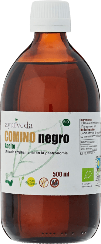 78,95 € Free Shipping | Cooking Oil ‎Ayurveda Comino Negro Bio Spain Medium Bottle 50 cl